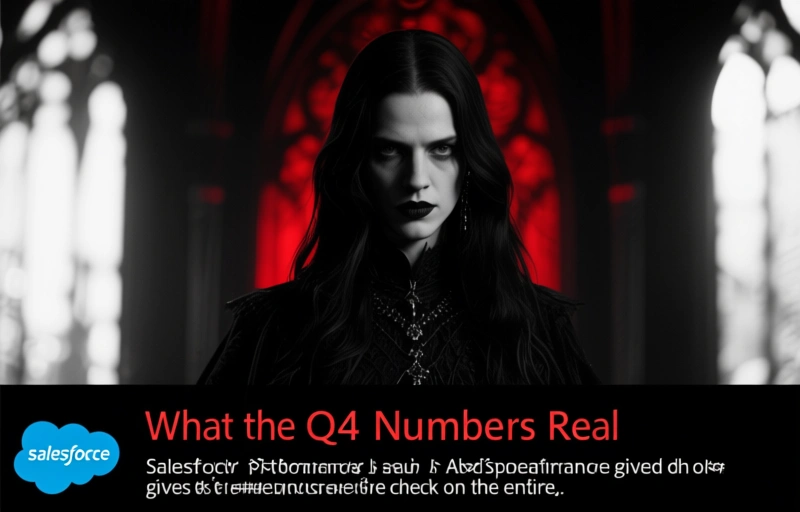 Visual representation of Salesforce Q4 Results