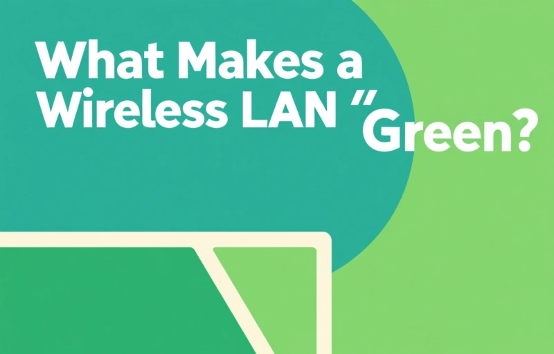 Visual representation of Faster, Greener Wireless LAN Solutions for 2026