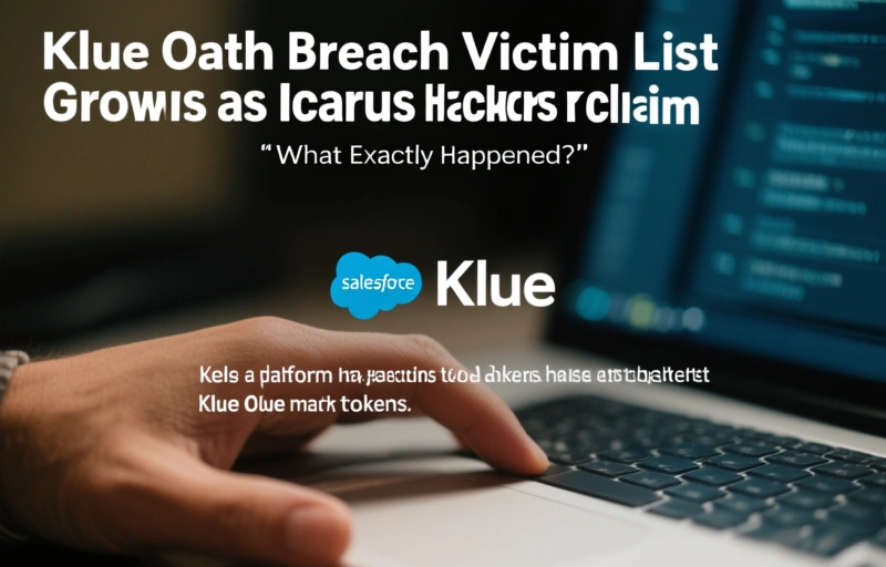 Visual representation of Klue OAuth Breach Victim List Grows as Icarus Hackers Claim Attack