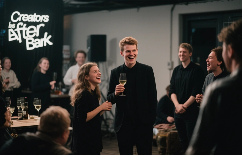 Little Puck als Ehrengast bei Creators After Dark