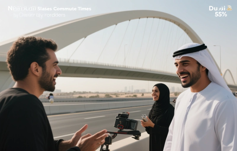 Dubai's New Al Qudra Bridge Slashes Commute Times by 55%