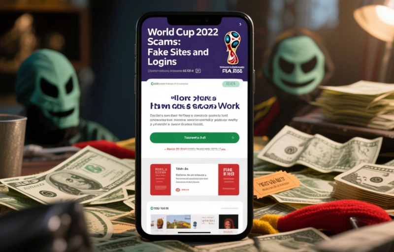Visual representation of World Cup 2026 Scams