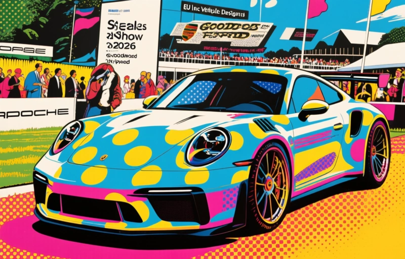 Singer Steals the Show at Goodwood Festival of Speed