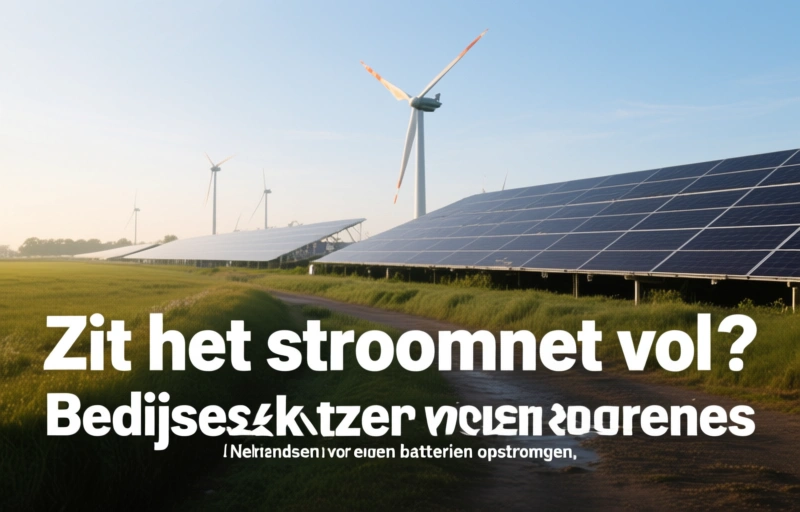 Visuele weergave van Zit het stroomnet vol? Bedrijven kiezen voor eigen batterijoplossingen