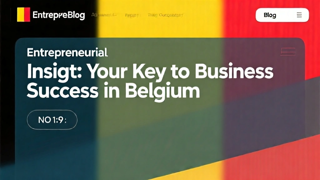 Entrepreneurial Insight: Your Key to Business Success in Belgium