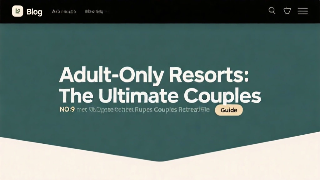 Adult-Only Resorts: The Ultimate Couples Retreat Guide