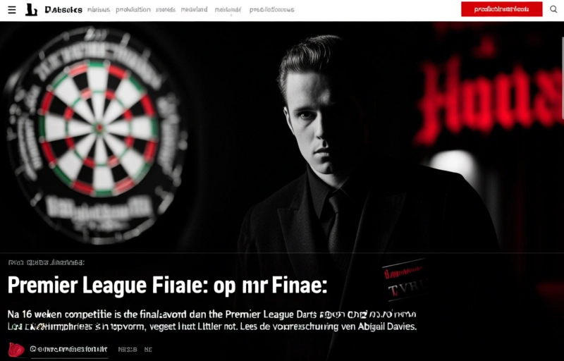 Premier League Darts Finale: Humphries op het juiste moment in vorm
