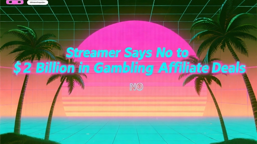 Streamer Says No to $2 Billion in Gambling Affiliate Deals