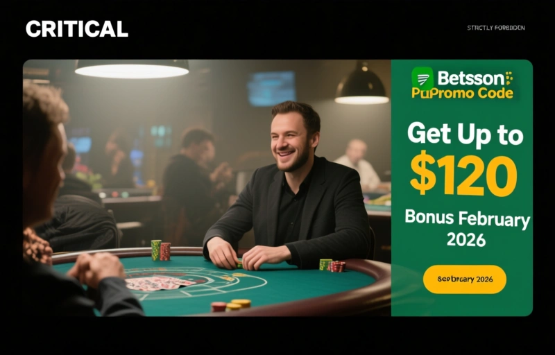 Betsson Promo Code: Get Up to $120 Bonus in February 2026