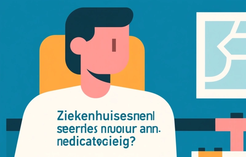 Visuele weergave van Thuismedicatie meenemen naar het ziekenhuis