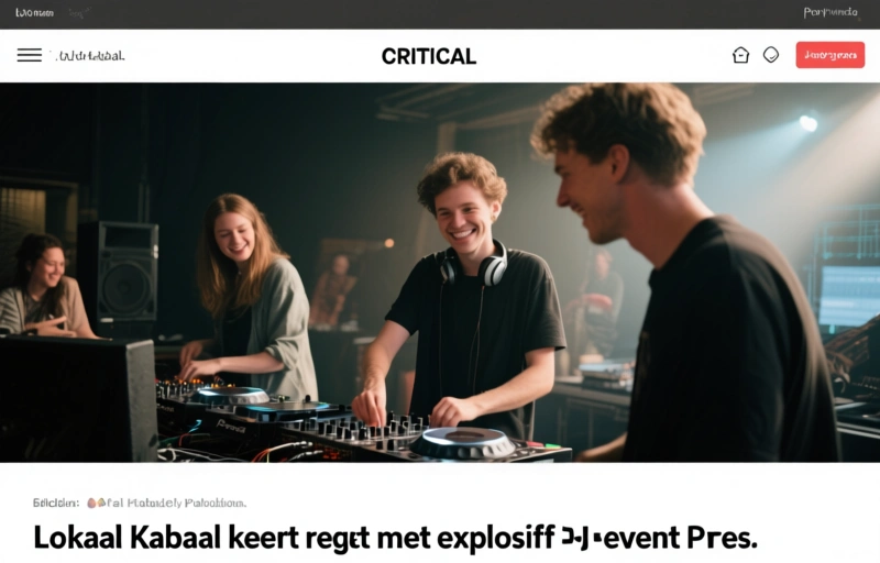Lokaal Kabaal keert terug met explosief DJ-event in Pardoes