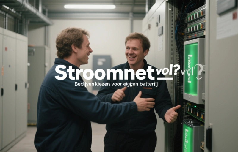 Stroomnet vol? Bedrijven kiezen voor eigen batterij