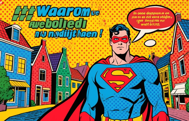 Visuele weergave van Superhelden gezocht in de regio