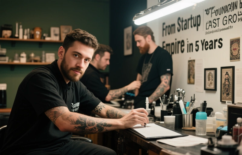 Visual representation of From Startup to Tattoo Empire in 5 Years