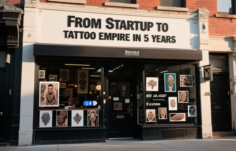Visual representation of From Startup to Tattoo Empire in 5 Years