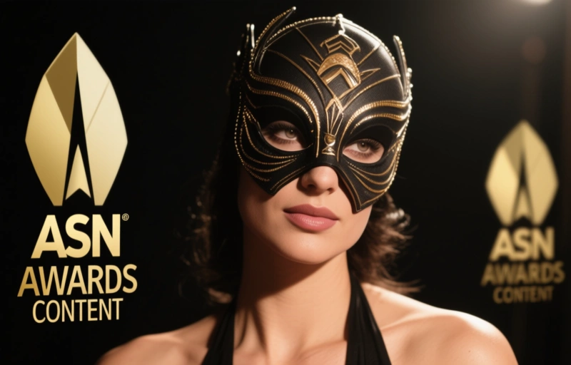 Visual representation of Britanicamask Nabs ASN Award Nomination for BBW Content