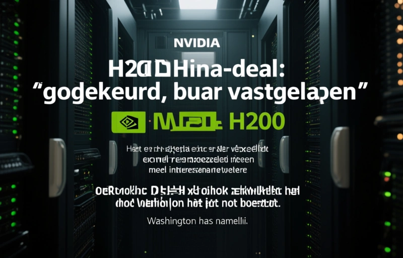 Visuele weergave van Nvidia H200 China-deal