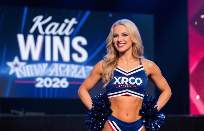 Visual representation of Cheerleader Kait Wins XRCO New Starlet Award 2026