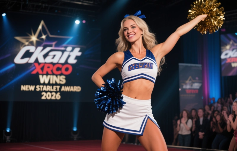 Visual representation of Cheerleader Kait Wins XRCO New Starlet Award 2026