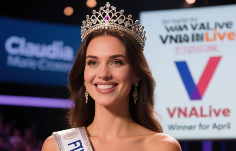 Visual representation of Claudia Marie Crowned VNALive Fan Vote Winner for April