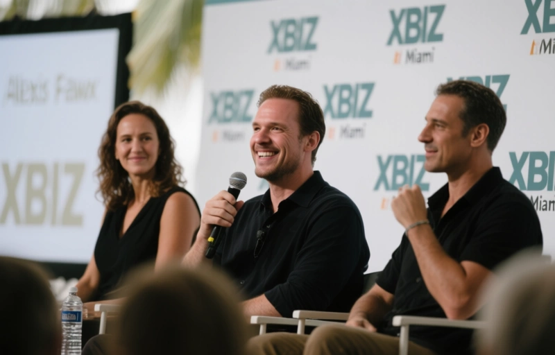 Alexis Fawx moderiert Panel auf XBIZ Miami