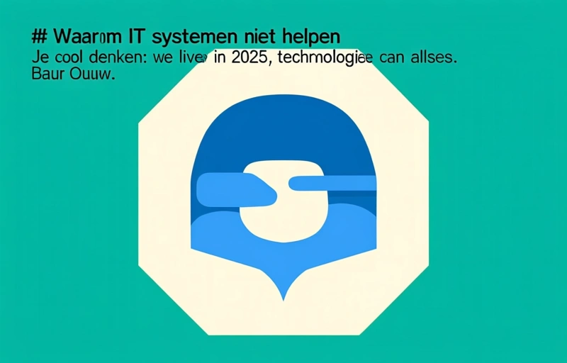 Visuele weergave van Bureaucratie jeugdzorg