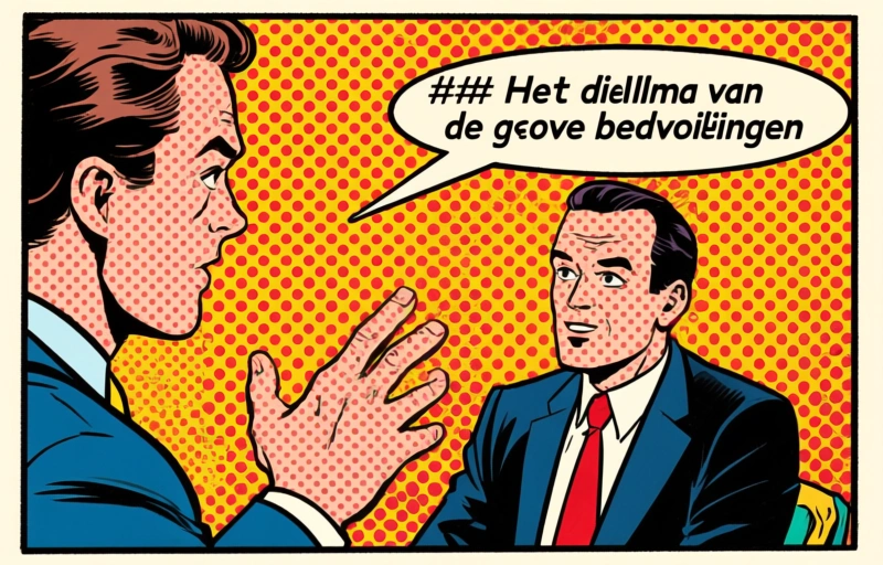 Visuele weergave van Internationale stemmers ontmoeten lokale politici in Leiden