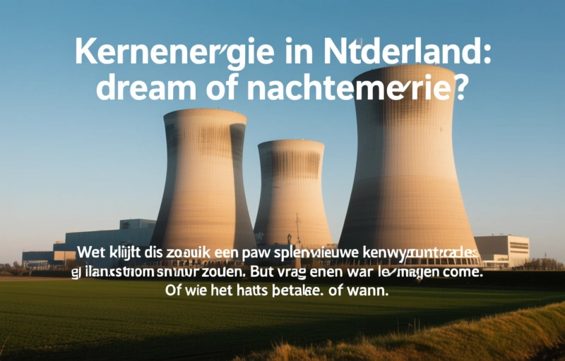 Visuele weergave van Kernenergie in Nederland