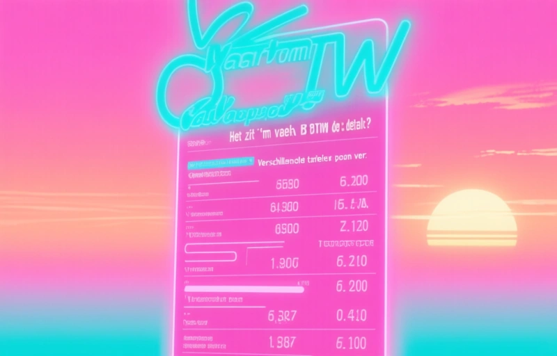 Visual representation of De Kafkaëske Wereld van de Belgische BTW