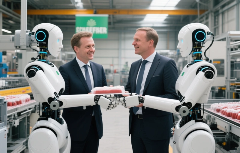 Visuele weergave van Fysieke AI komt naar fabrieken met humanoïde robots