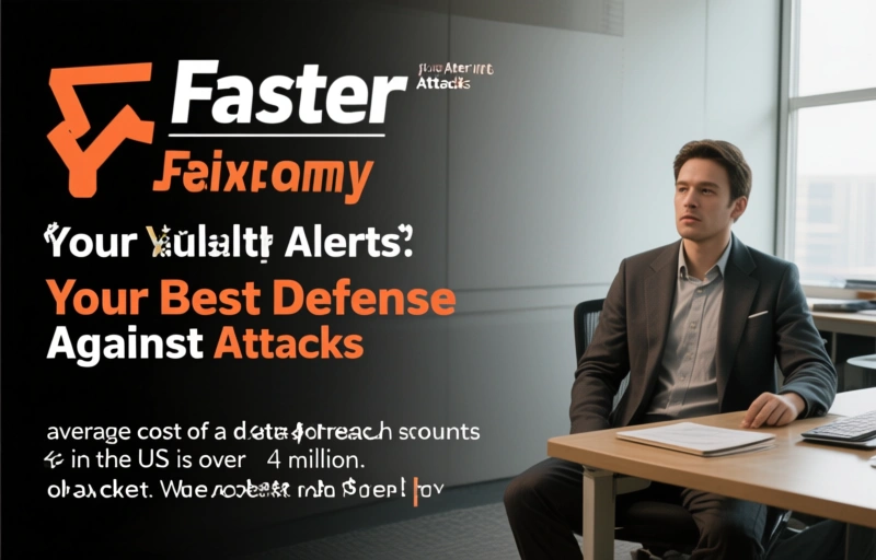 Visual representation of Faster Vulnerability Alerts