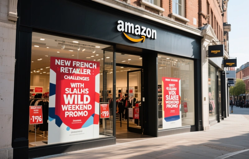 Visual representation of New French Retailer Challenges Amazon with Wild Weekend Promo