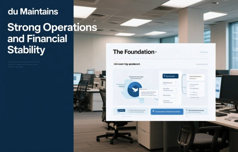 Visual representation of du Maintains Strong Operations and Financial Stability
