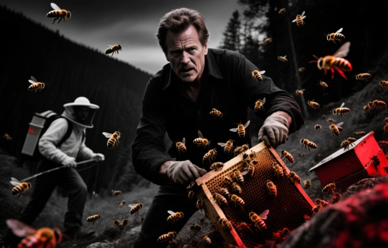 Actor Kevin Bacon Swarmed by Bees During Hike