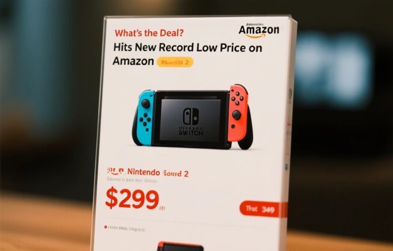 Visual representation of Nintendo Switch 2 Hits New Record Low Price on Amazon