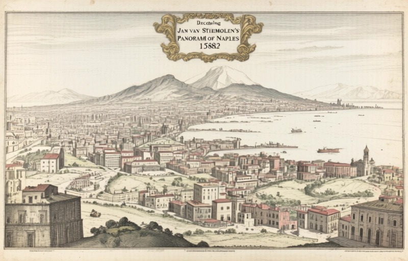 Visual representation of Decoding Jan van Stinemolen's Panorama of Naples (1582)