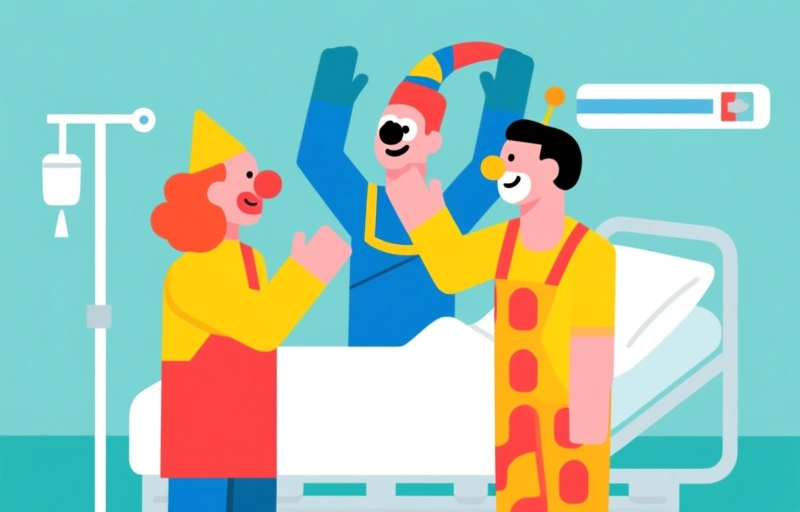 Visuele weergave van Waarom CliniClowns nog steeds essentieel zijn in de zorg