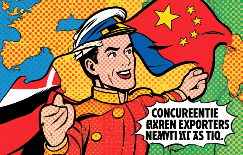 Visuele weergave van Dalende soja-import China