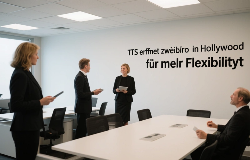 Visuelle Darstellung von TTS eröffnet zweites Büro in Hollywood für mehr Flexibilität