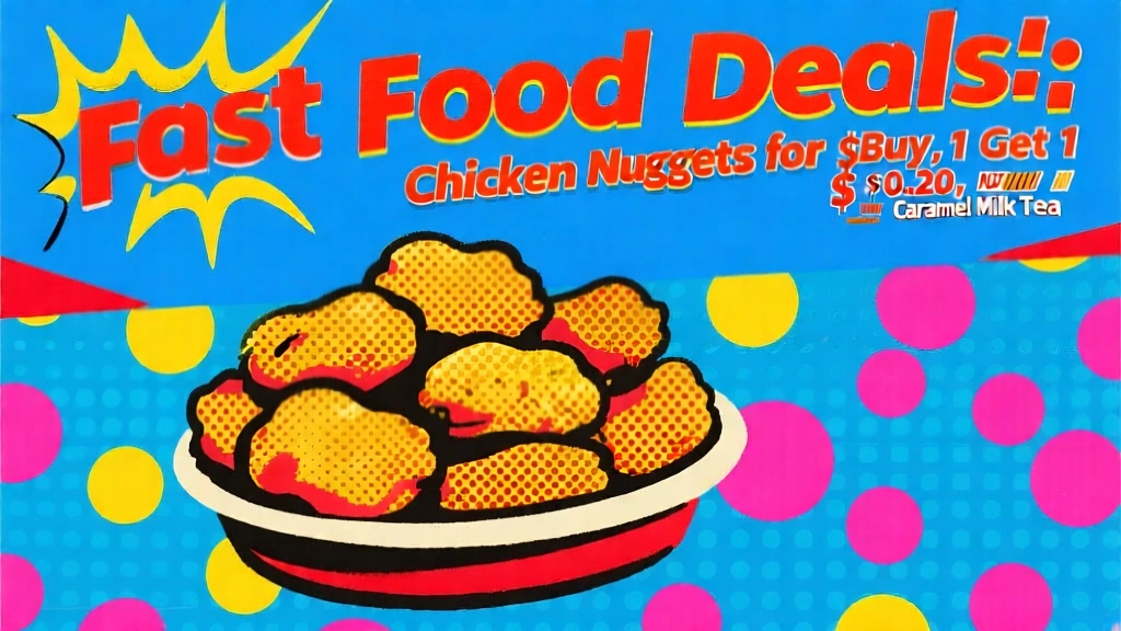 Fast Food Deals: Chicken Nuggets for $0.20, Buy 1 Get 1 Caramel Milk Tea