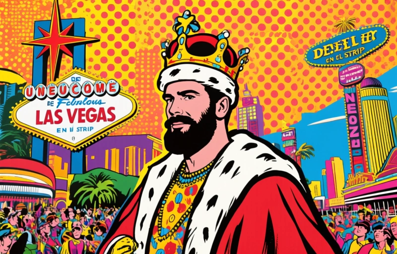 El Nuevo Rey de Las Vegas: Desfile en el Strip