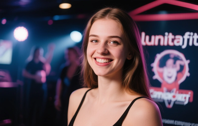 Visuelle Darstellung von lunitafit – Profil und Statistiken einer Cam-Einsteigerin