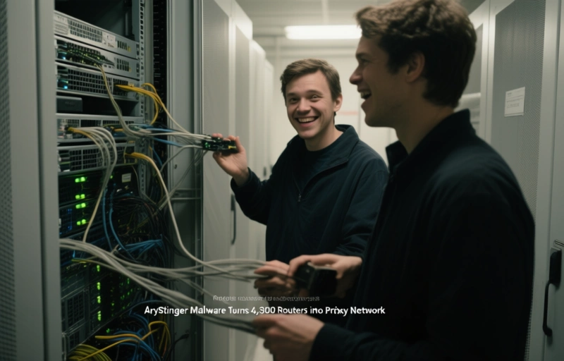 AryStinger Malware Turns 4,300 Routers into Proxy Network