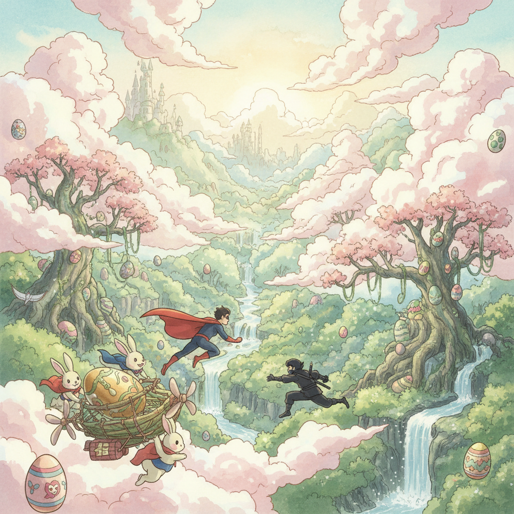 Superhelden, Ninja's en Paasavonturen op Cartoon Network