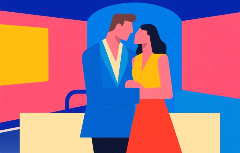 Visuele weergave van Christelijke dating show op de universiteit