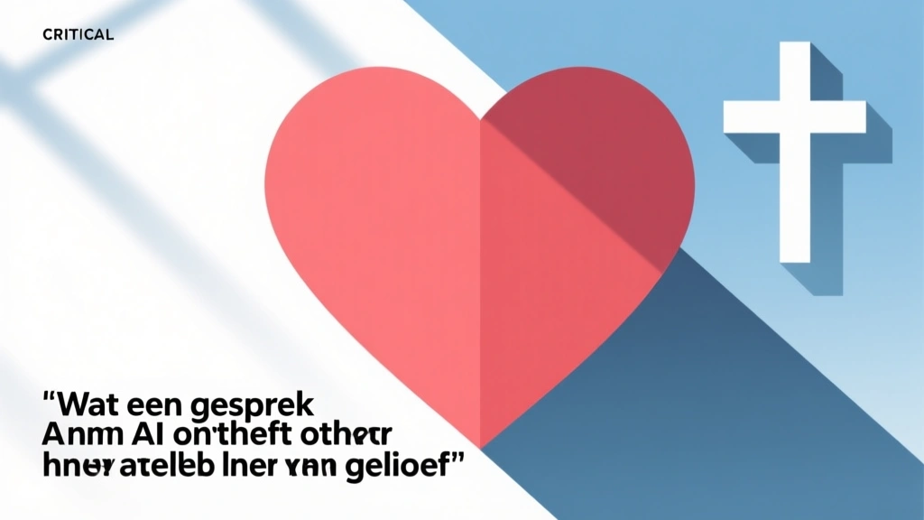 Wat een gesprek met AI onthult over liefde en geloof