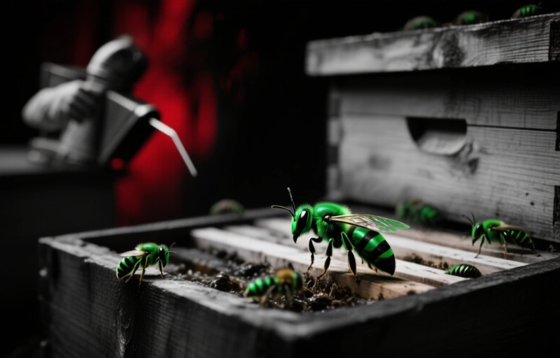 Why Sweat Bees Turn Green in Humid Weather