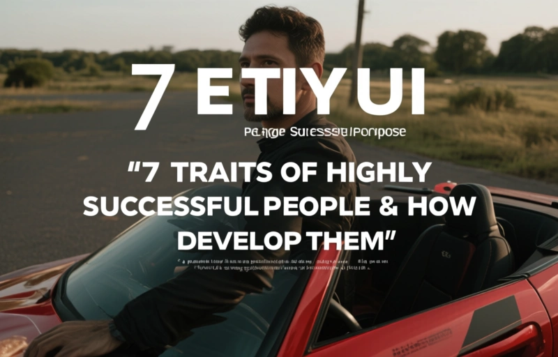 Visual representation of 7 Traits of Highly Successful People & How to Develop Them