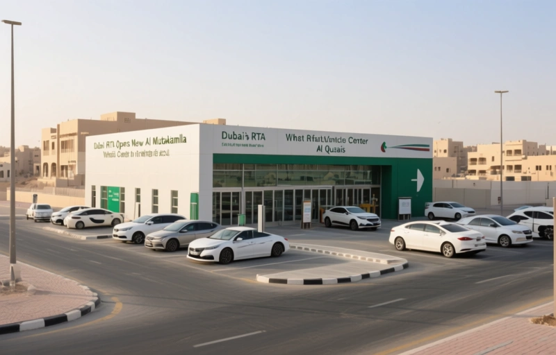Visual representation of Dubai's RTA Opens New Al Mutakamela Vehicle Center in Al Qusais