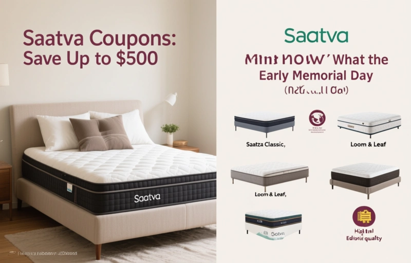 Visual representation of Saatva Coupons